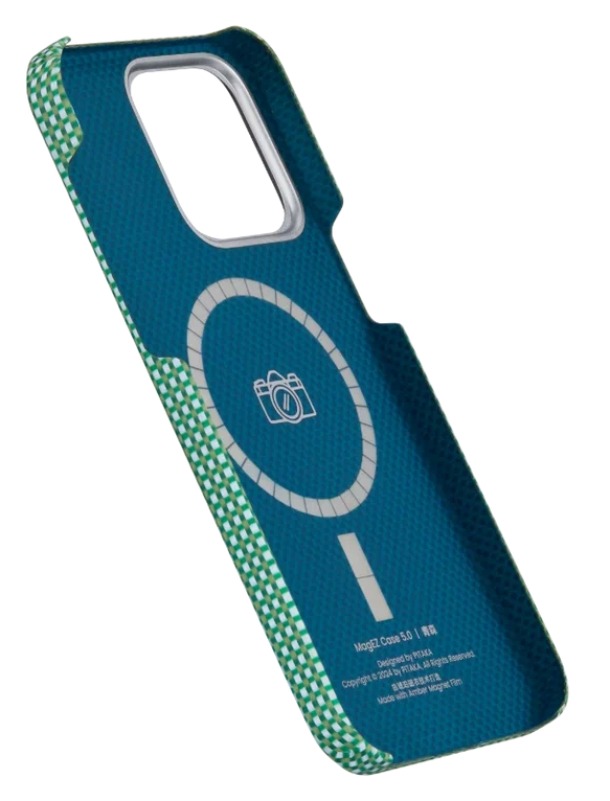 Чехол PITAKA MagEZ Case 5 для iPhone 15 Pro 6.1", Зеленый (Forest)