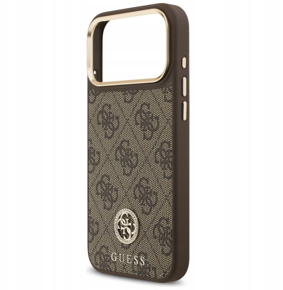 Чехол Guess iPhone 17 Pro Max, MagSafe, Коричневый