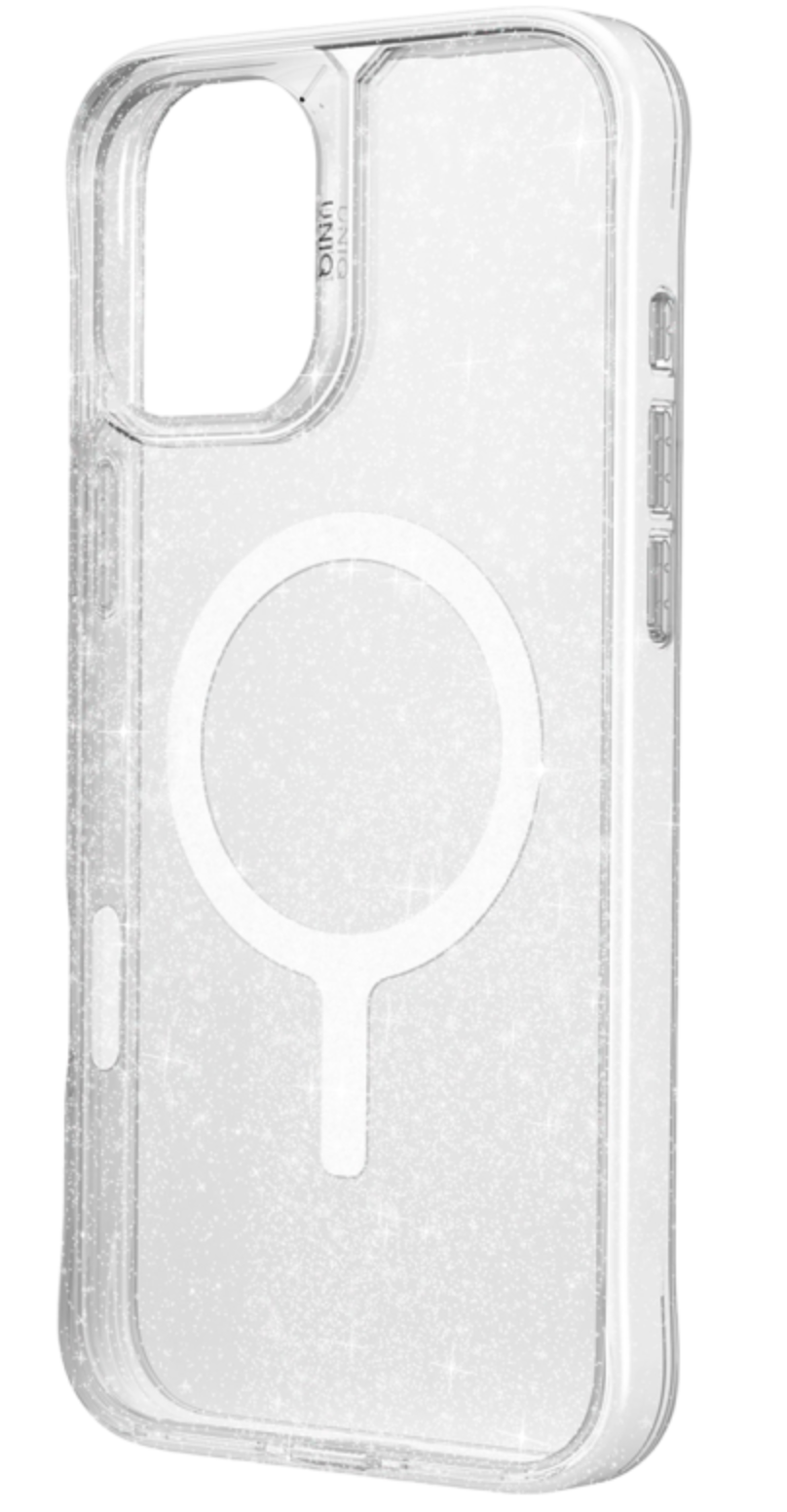 Чехол Uniq Lifepro Xtreme Tinsel с MagSafe для iPhone 16, Прозрачный