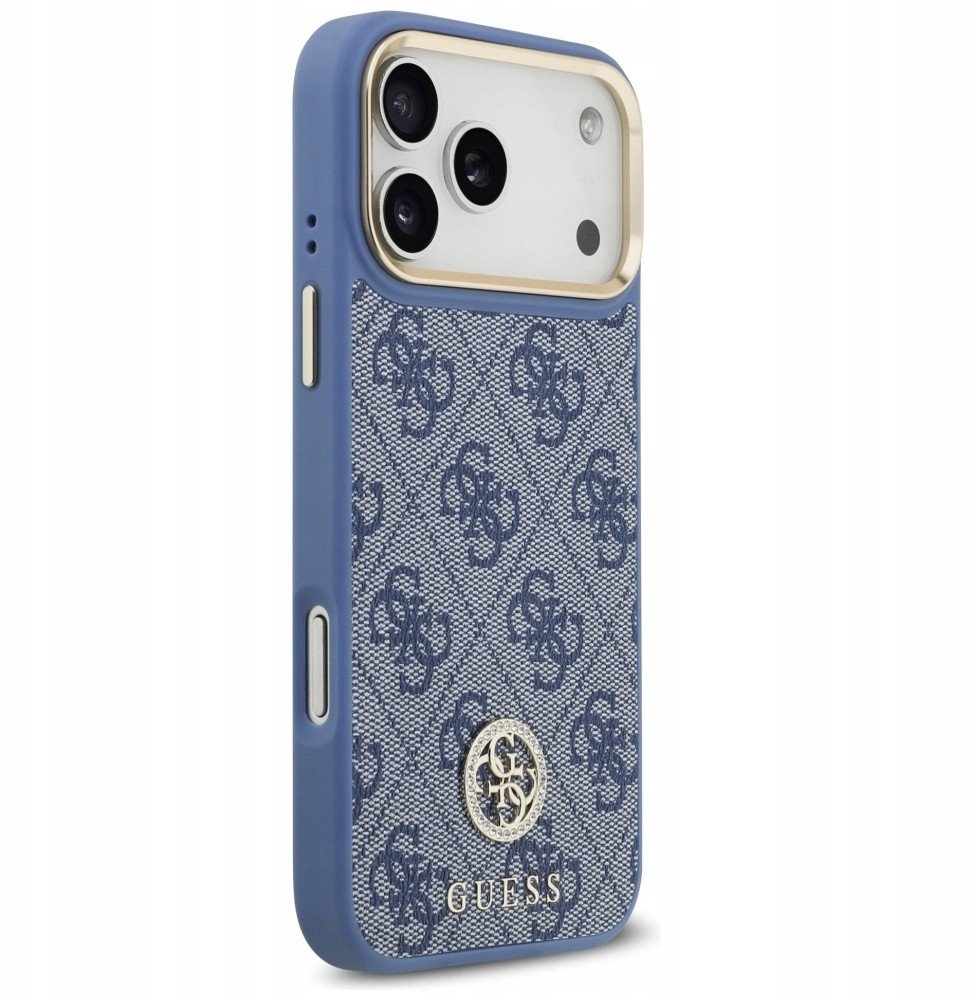 Чехол Guess iPhone 17 Pro Max, MagSafe, Темно-синий