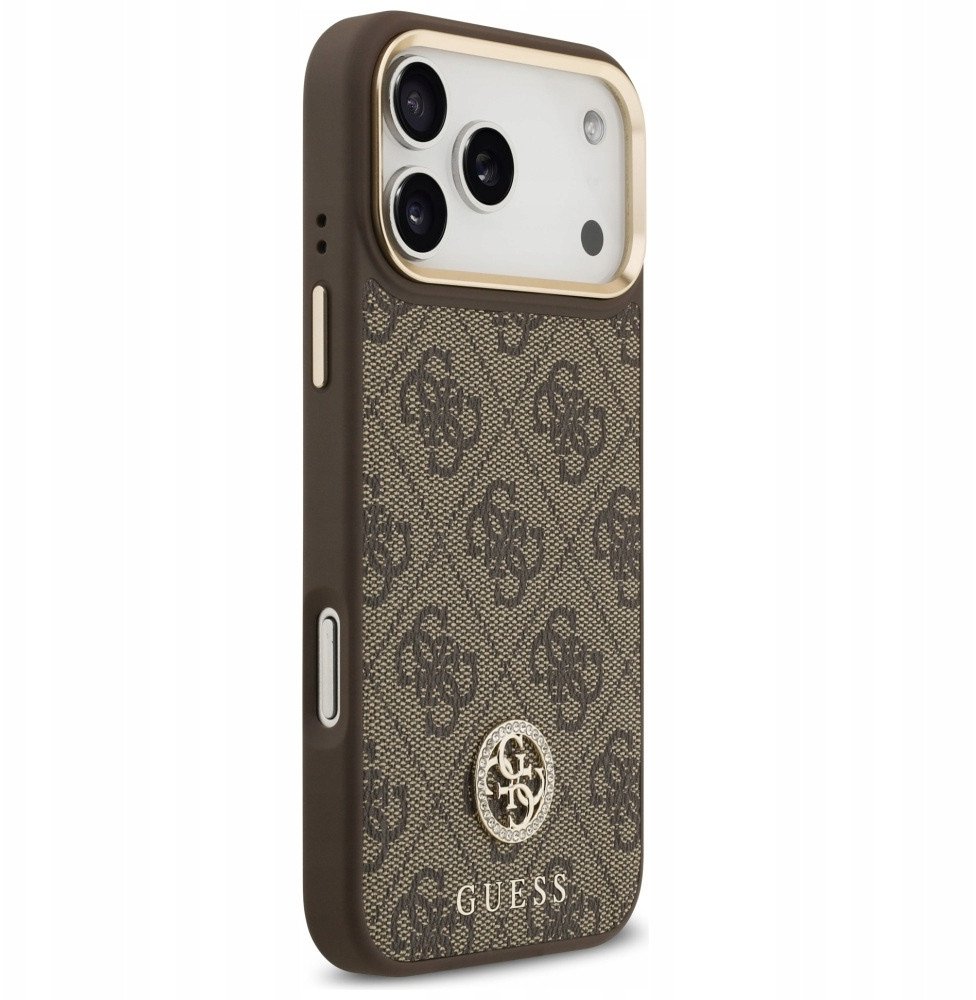 Чехол Guess iPhone 17 Pro Max, MagSafe, Коричневый