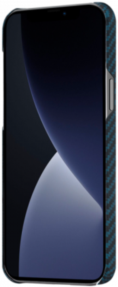 Чехол PITAKKA MagEZ 2 для iPhone 13 Pro Max, Кевлар, Черно-синий