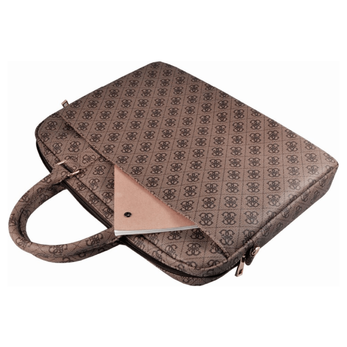Сумка Guess для MacBook 15" 4G Uptown Bag PU, коричневая