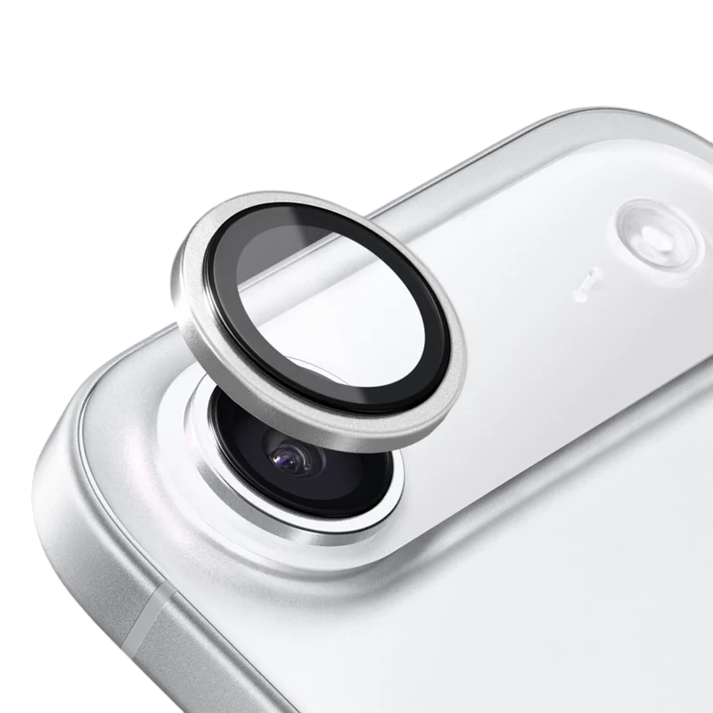 Защитные линзы стекло для объектива камеры SupGlass с антибликовым покрытием SG-31 на камеру iPhone 17 Air, Серебристый