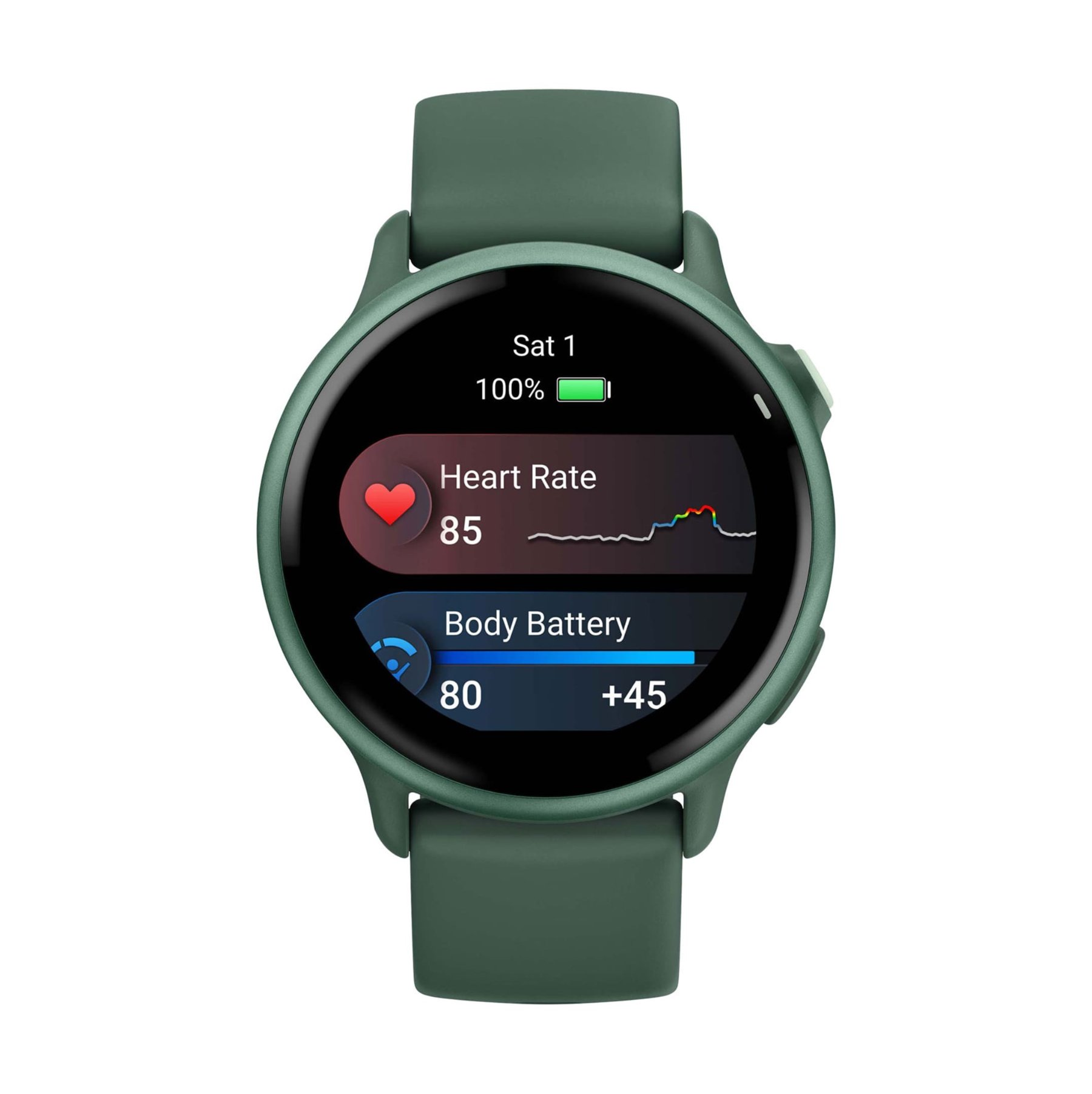 Garmin Vivoactive 6, Яшмовый зеленый металлик с яшмовым зеленым силиконовым ремешком