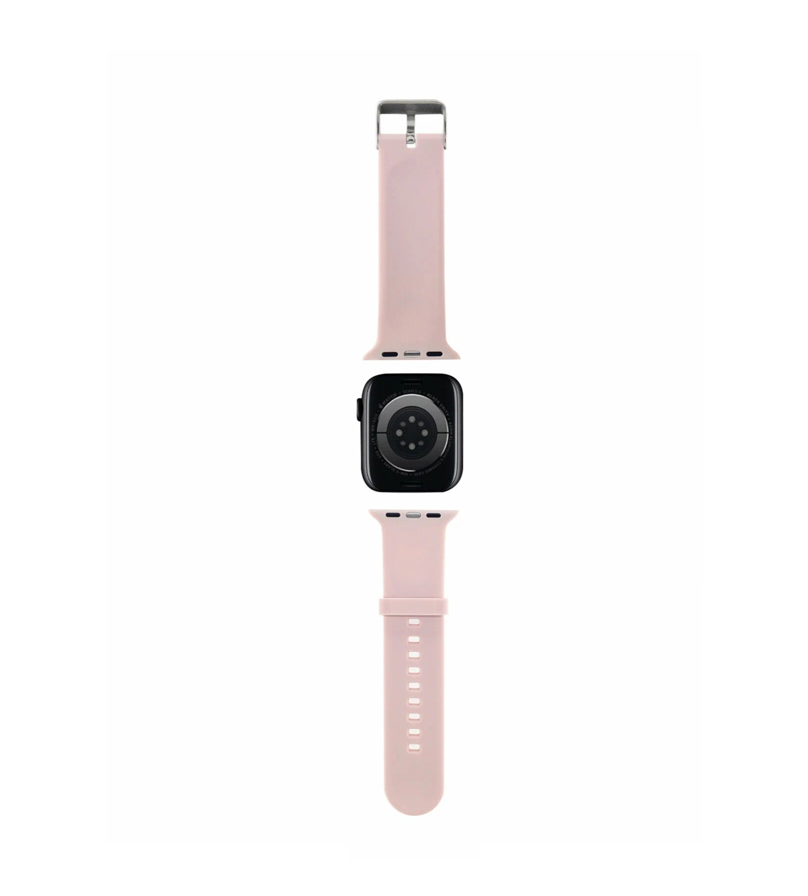 Ремешок Lagerfeld для Apple Watch 38/40/41мм 3D Rubber NFT Karl & Choupette heads, Розовый