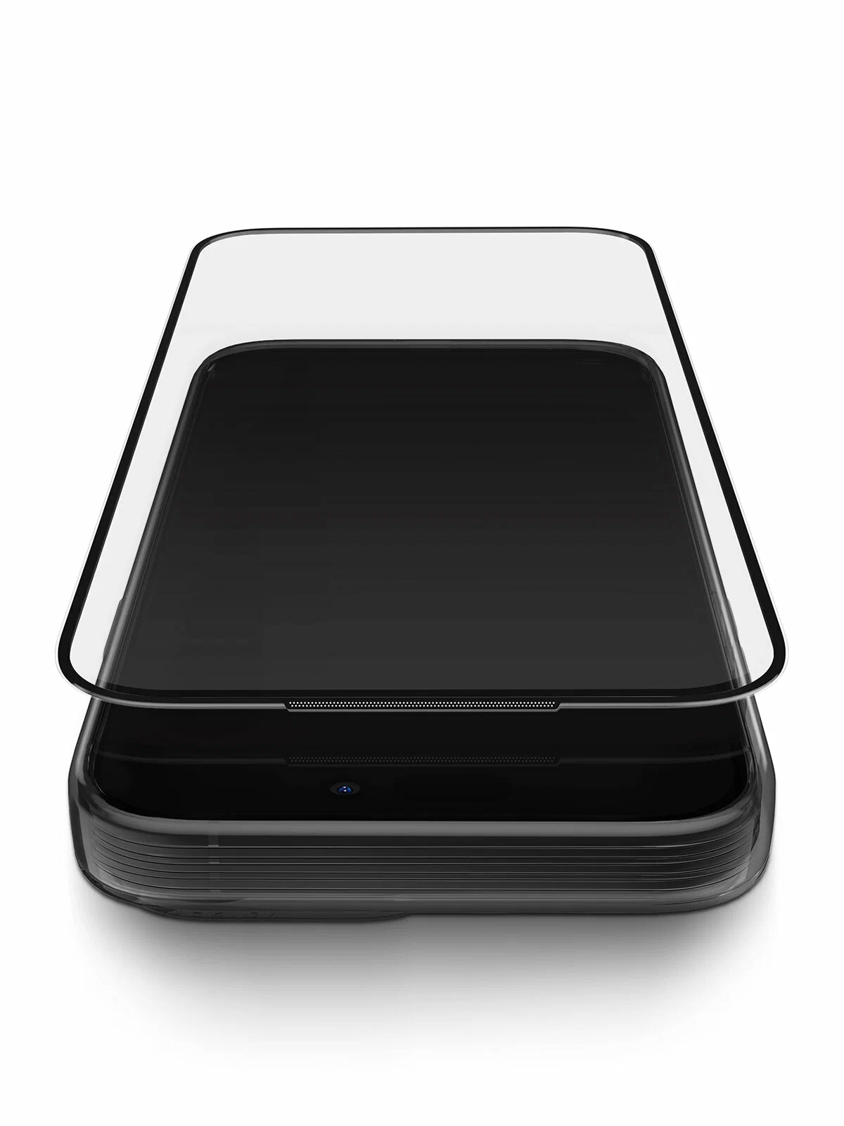 Защитное стекло Uniq для iPhone 17 Pro OPTIX Matte Anti-Dust filter Black (+installer)