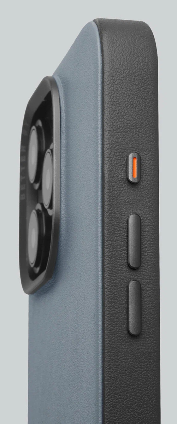 Чехол Uniq HYBRID LYDEN DS MagSafe для iPhone 15 Pro 6.1", WASHED Синий/Черный