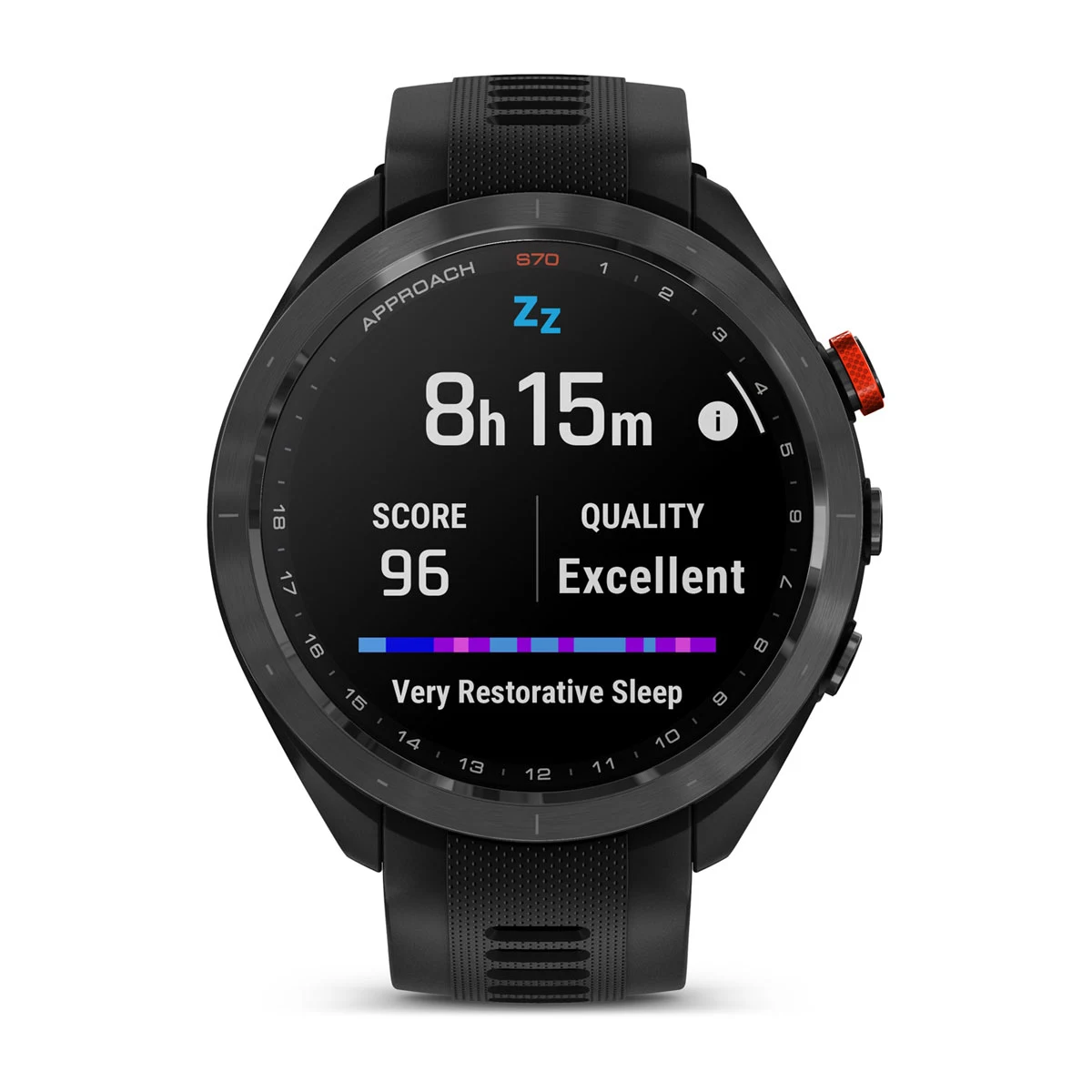 Garmin Aproach S70 47 мм, керамические  с силиконовым ремешком