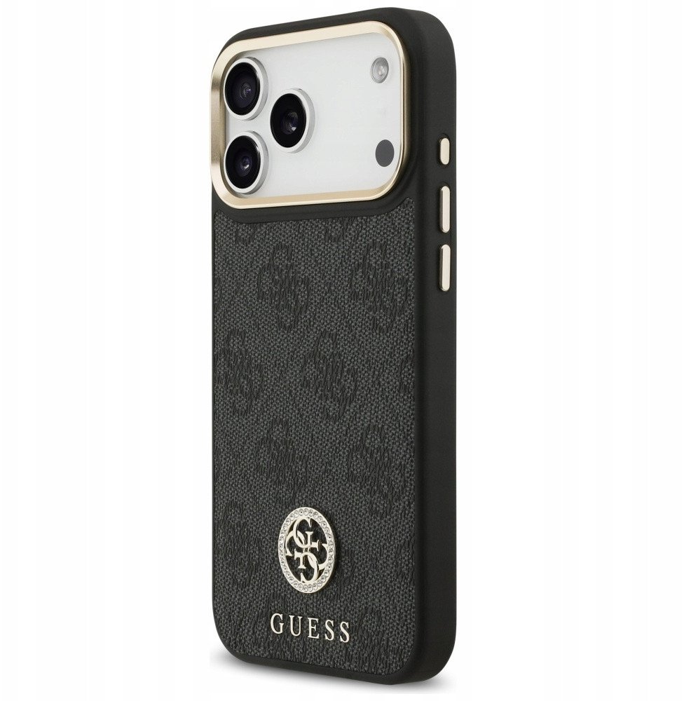 Чехол Guess iPhone 17 Pro Max, MagSafe, Черный