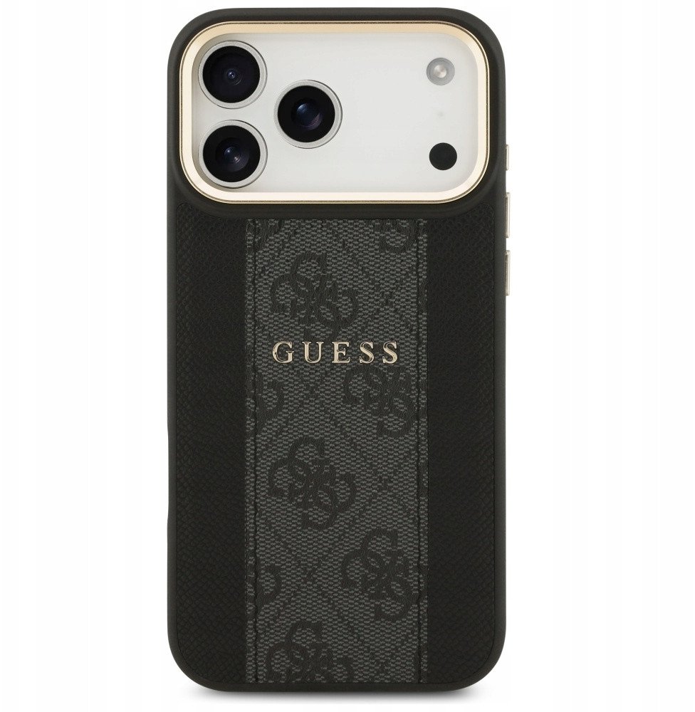 Чехол Guess iPhone 17 Pro Max, MagSafe, Черный