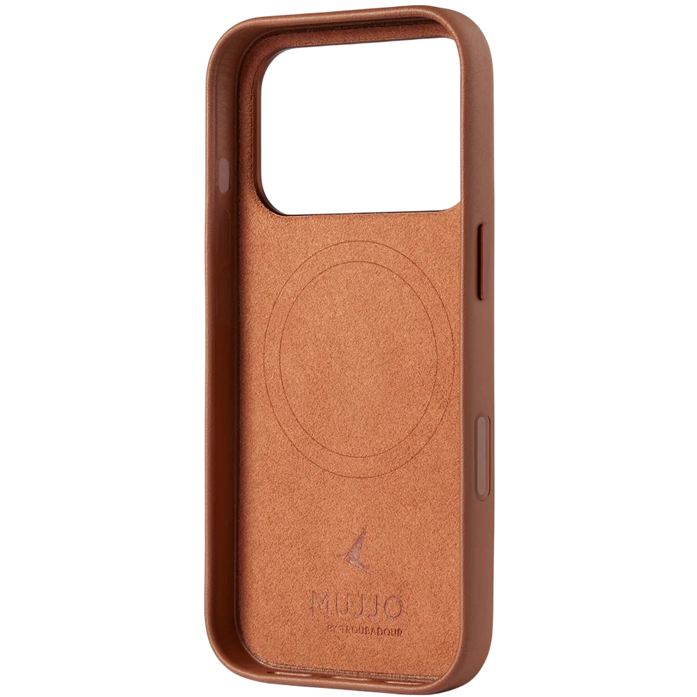 Чехол Mujjo Leather для iPhone 17 Pro Max, Песочный