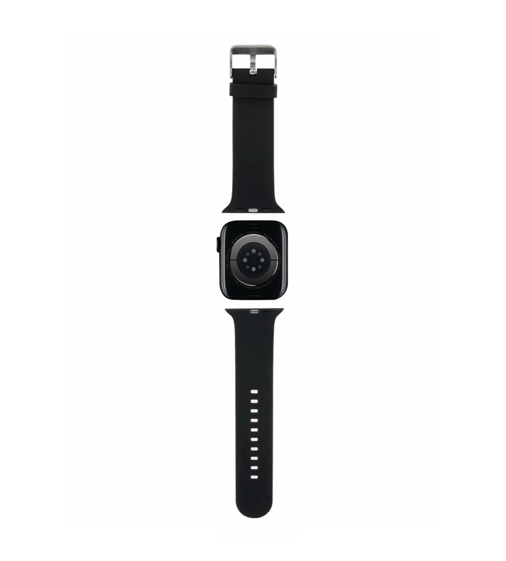 Lagerfeld для Apple Watch 38/40/41мм ремешок 3D Rubber NFT Choupette head, Черный