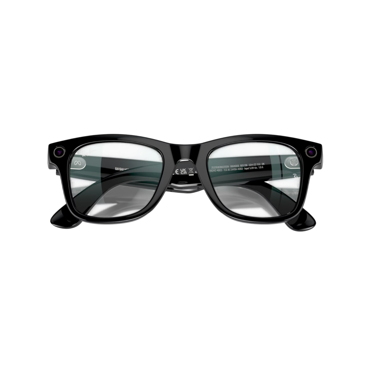Умные очки RayBan Wayfarer RW4006 Shiny Black/Clear (150 - 50 размер) в Краснодаре