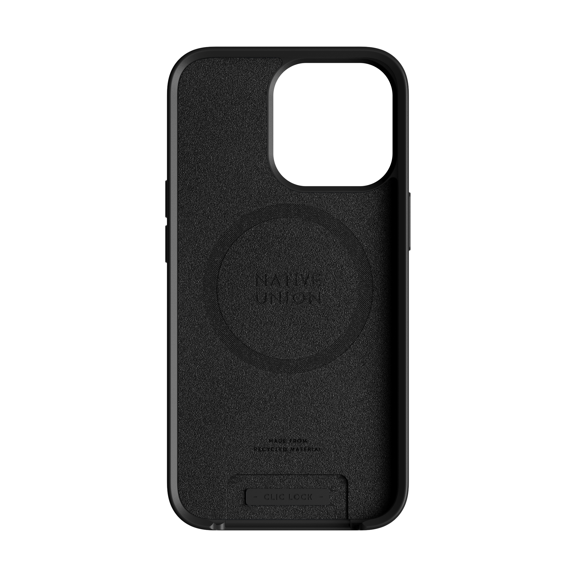 Чехол Native Union Clic Pop MagSafe для iPhone 13 Pro, Чёрный