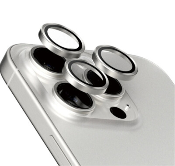 Защитное стекло линзы SupGlass Anti Glare на камеру iPhone 15 Pro/15 Pro Max, Белое