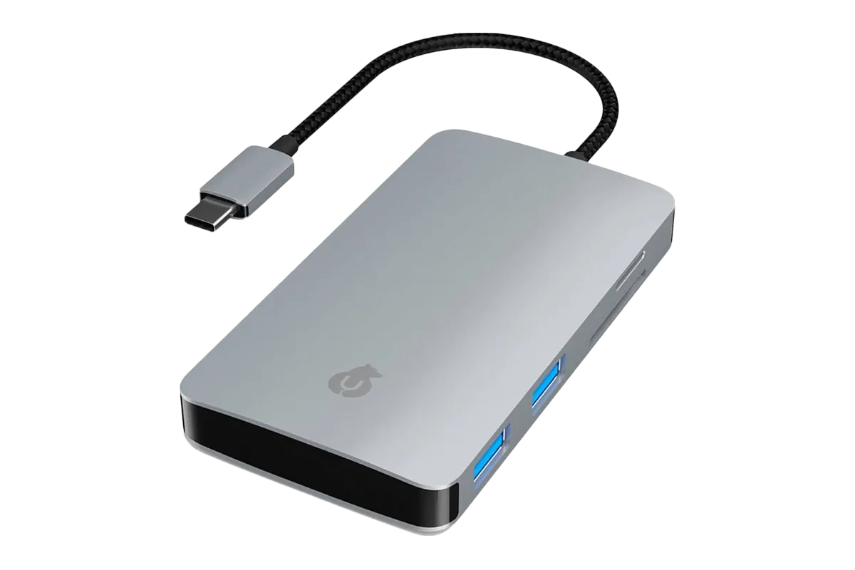 Ubear Hub Link 7 в 1 для устройств с разъемом USB-C, Серый