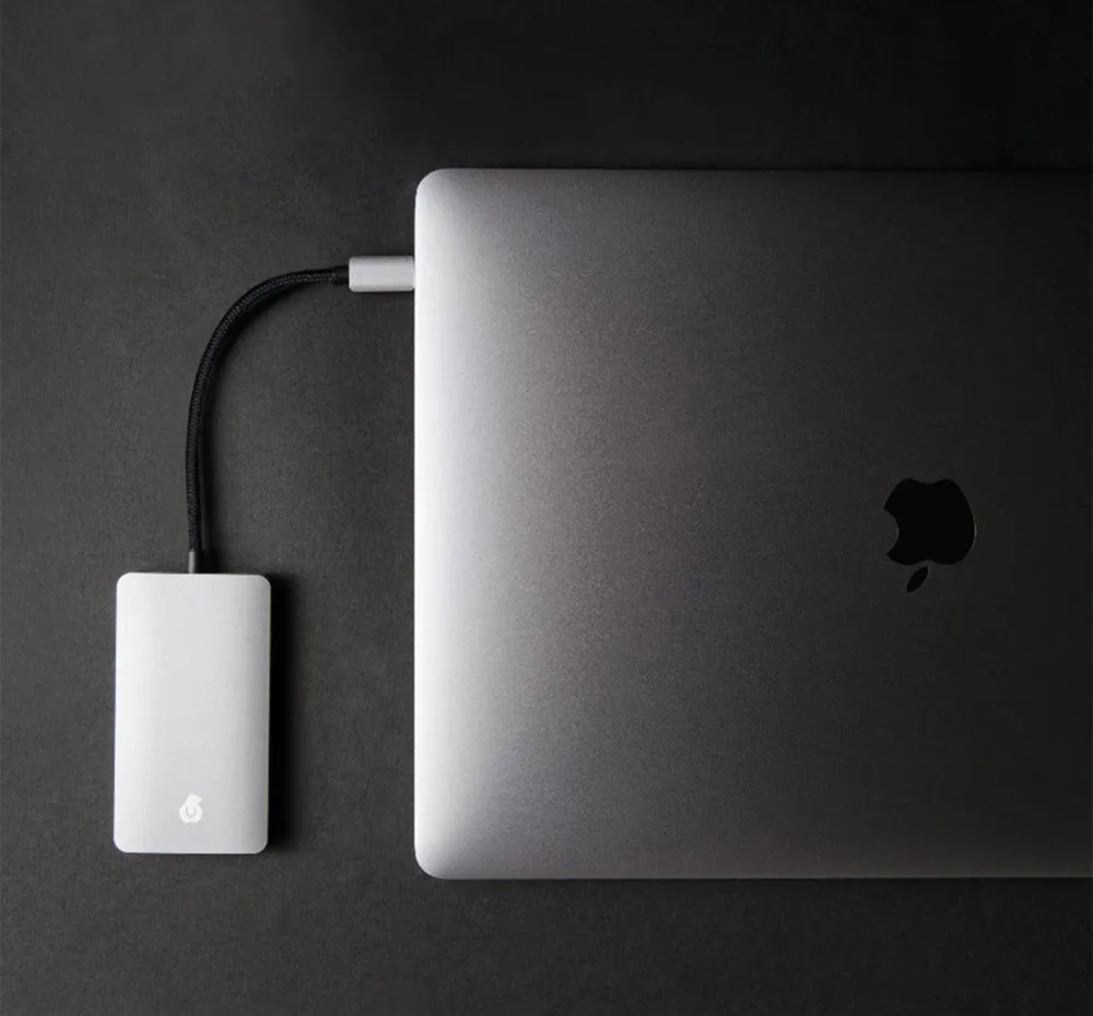Ubear Hub Link 7 в 1 для устройств с разъемом USB-C, Серый