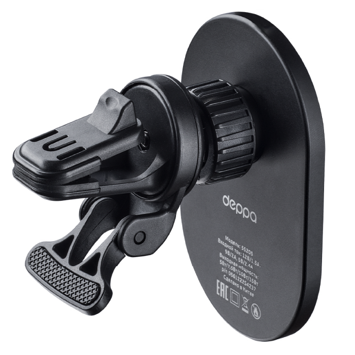 Автомобильный держатель Deppa MageSafe Кристалл, Черный