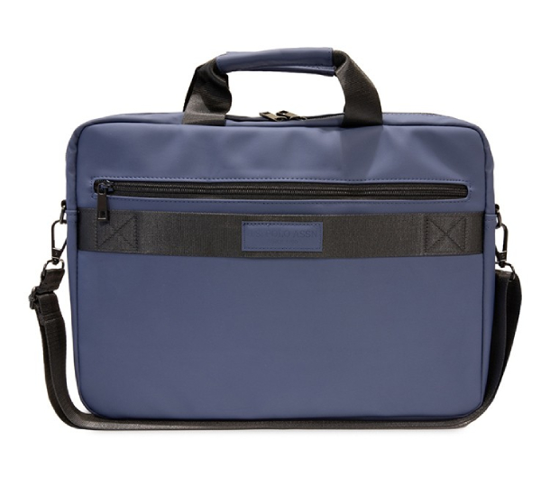 Cумка U.S. Polo для Macbook Air 15" Computer Текстурированный узор с двойным логотипом лошади, Синий