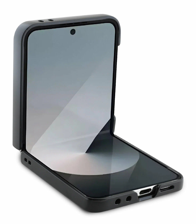 Чехол Lagerfeld для Galaxy Z Flip6, PU Monogram Hard, Бежевый