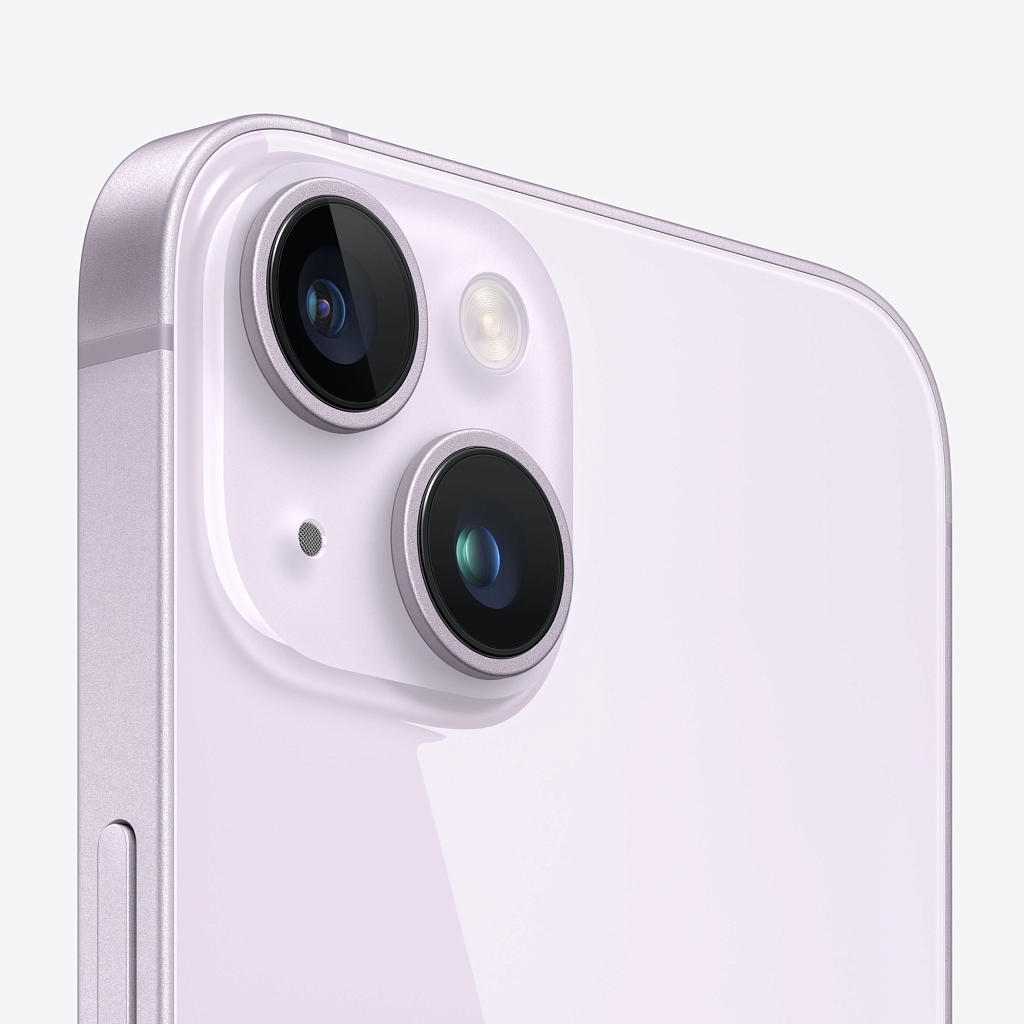 iPhone 14 128Гб (2 sim / 76%) Фиолетовый - Б/У ★★★★★