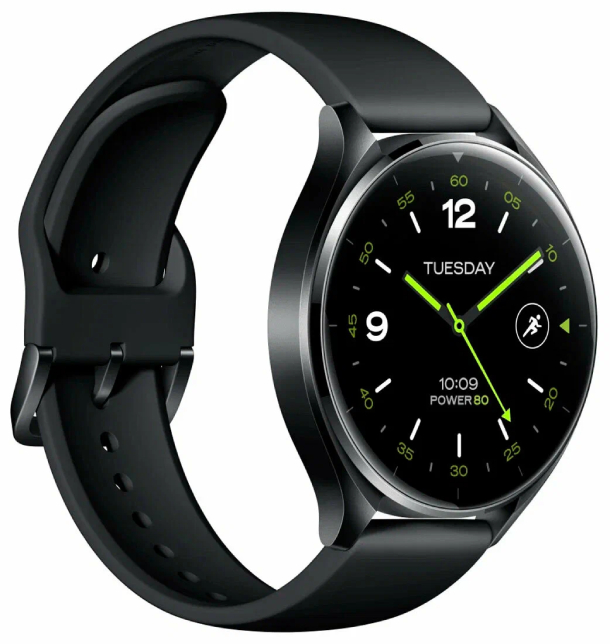 Xiaomi Watch 2, Черный корпус с черным ремешком из TPU