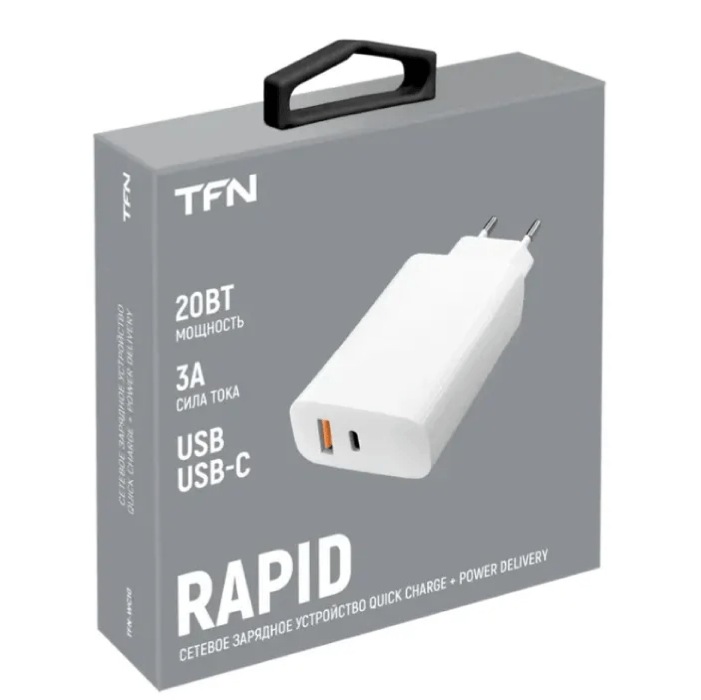 TFN USB-C, Power Delivery 20W, Белый