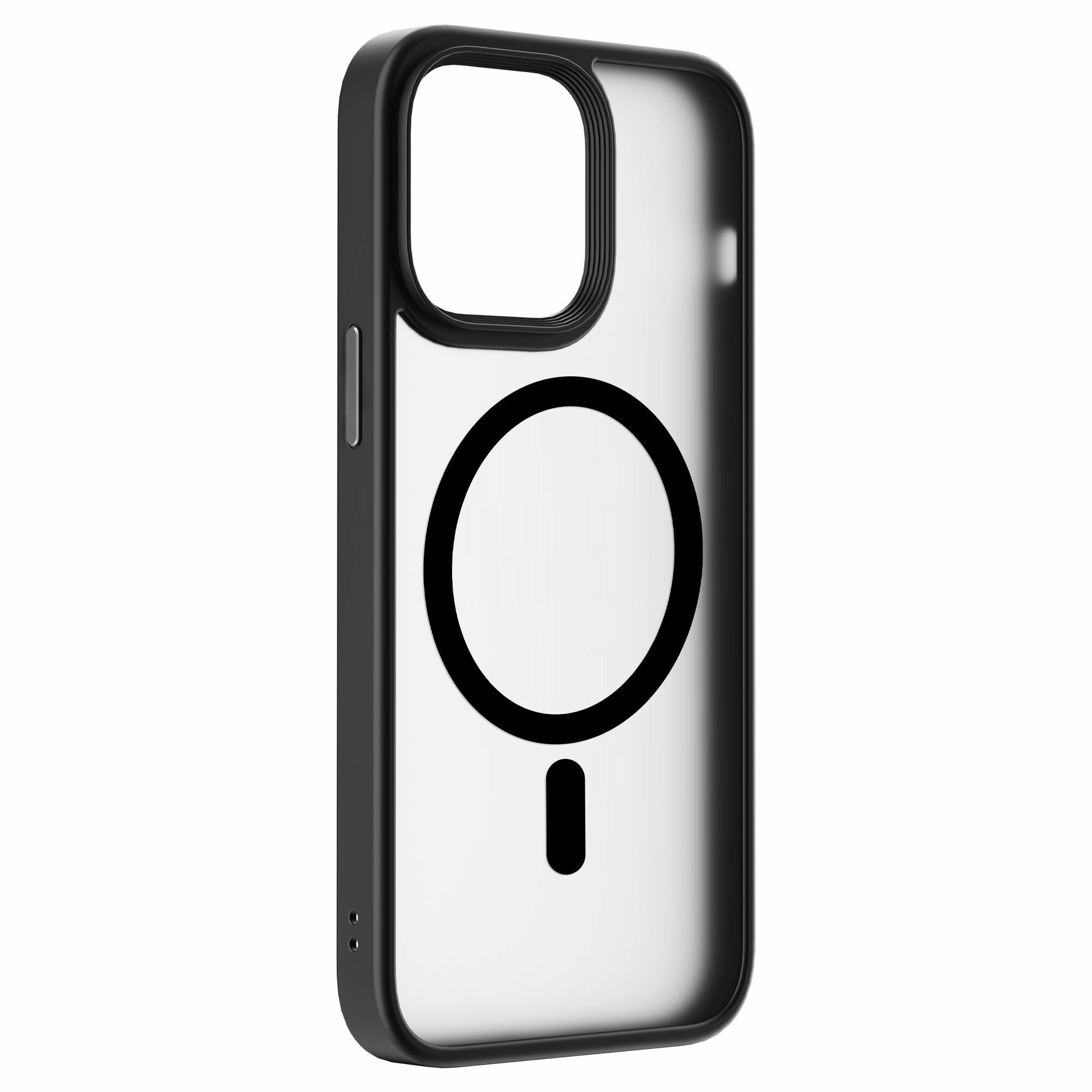 Чехол WiWU с кольцом MagSafe FGG-011 для iPhone 15 Pro Max, Черный