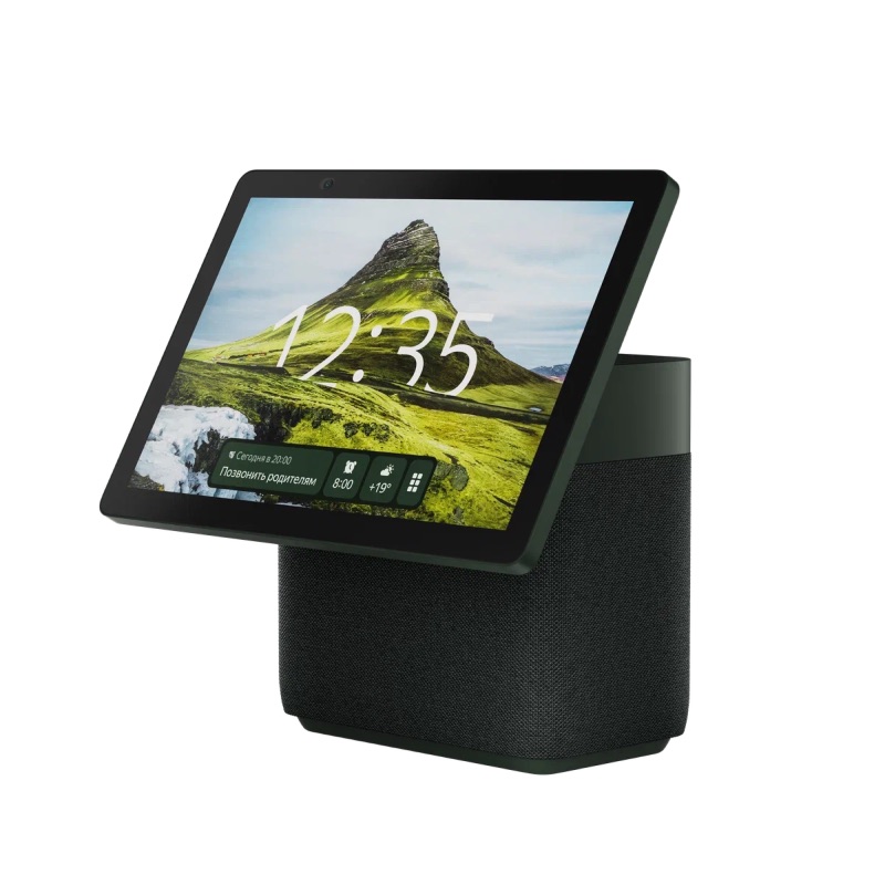 Умная колонка Яндекс Станция Дуо Макс c Zigbee, Зелёный