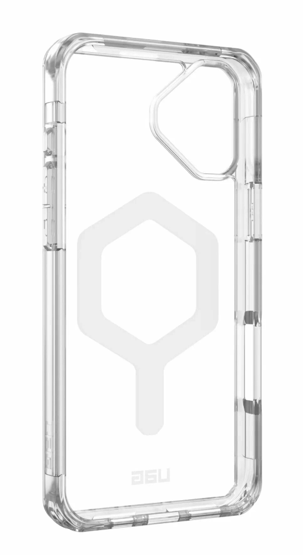 Чехол с поддержкой MAGSAFE Uag Plyo для iPhone 16 Plus, Прозрачный/Белый