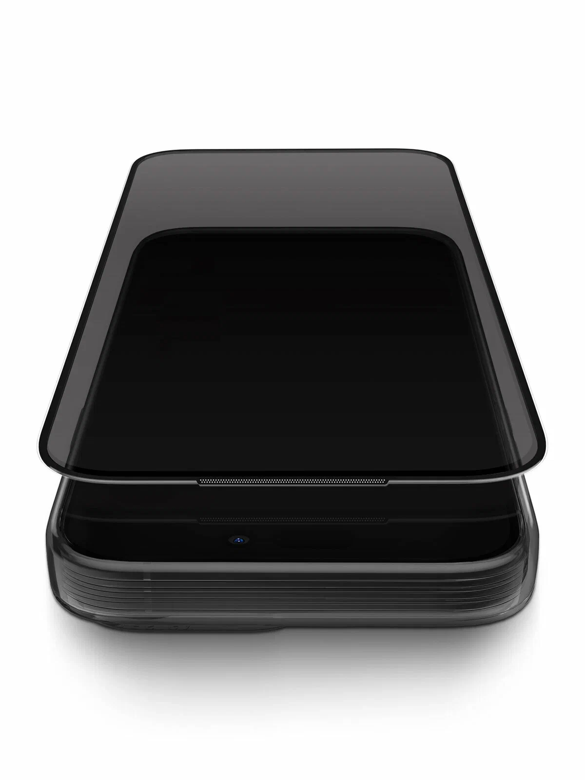 Защитное стекло Uniq для iPhone Air OPTIX Privacy Anti-Dust Filter Black (+installer)