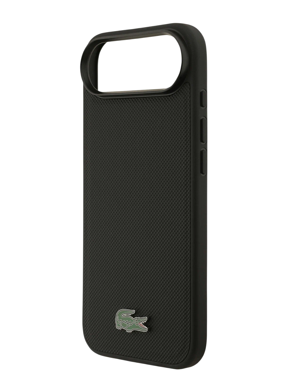 Чехол Lacoste iPhone Air PVC Metal Lacquer logo, MagSafe, Черный