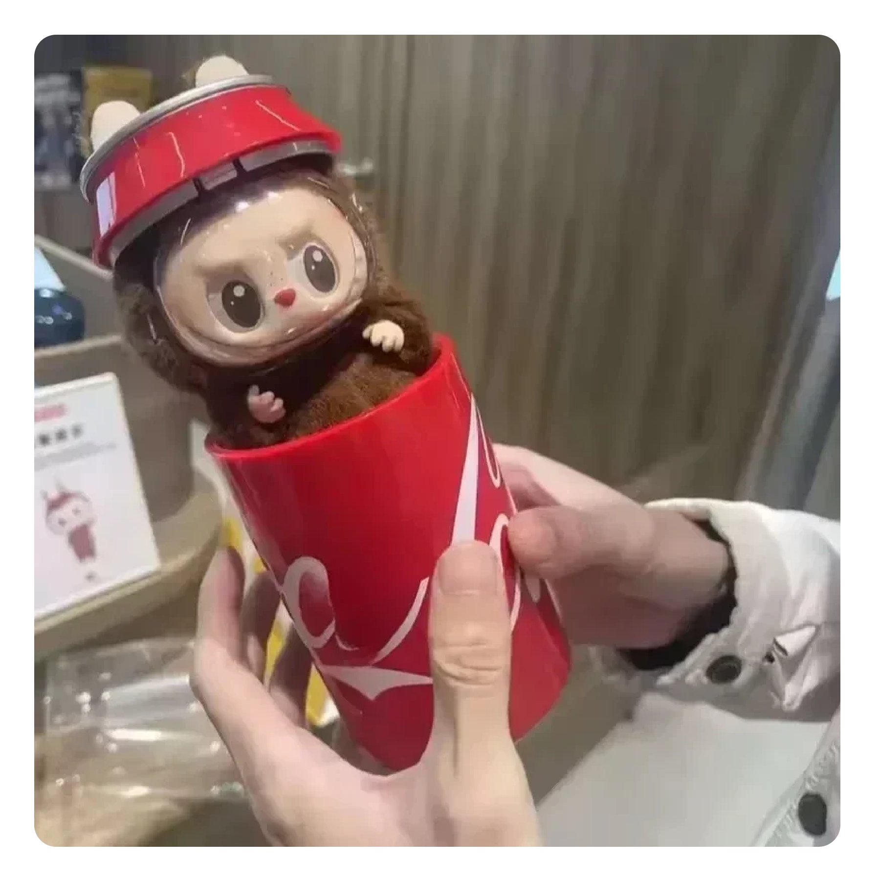 Labubu Coca-Cola Figure, Коллекционная фигурка-брелок  в Краснодаре