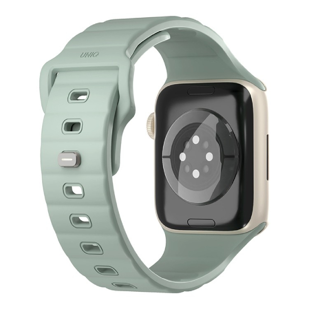 Ремешок Uniq для Apple Watch 41/40/38мм STRIDE FKM Rubber Iceplant, Зеленый