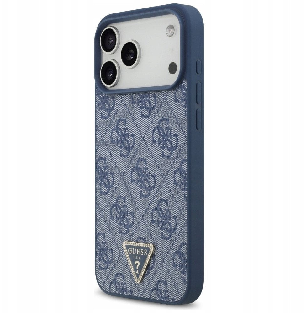 Чехол Guess iPhone 17 Pro Max, MagSafe, Синий