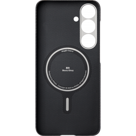 Чехол Pitaka MagEZ Case 4 Ultra-Slim Samsung S25 Plus, Черный/Серый