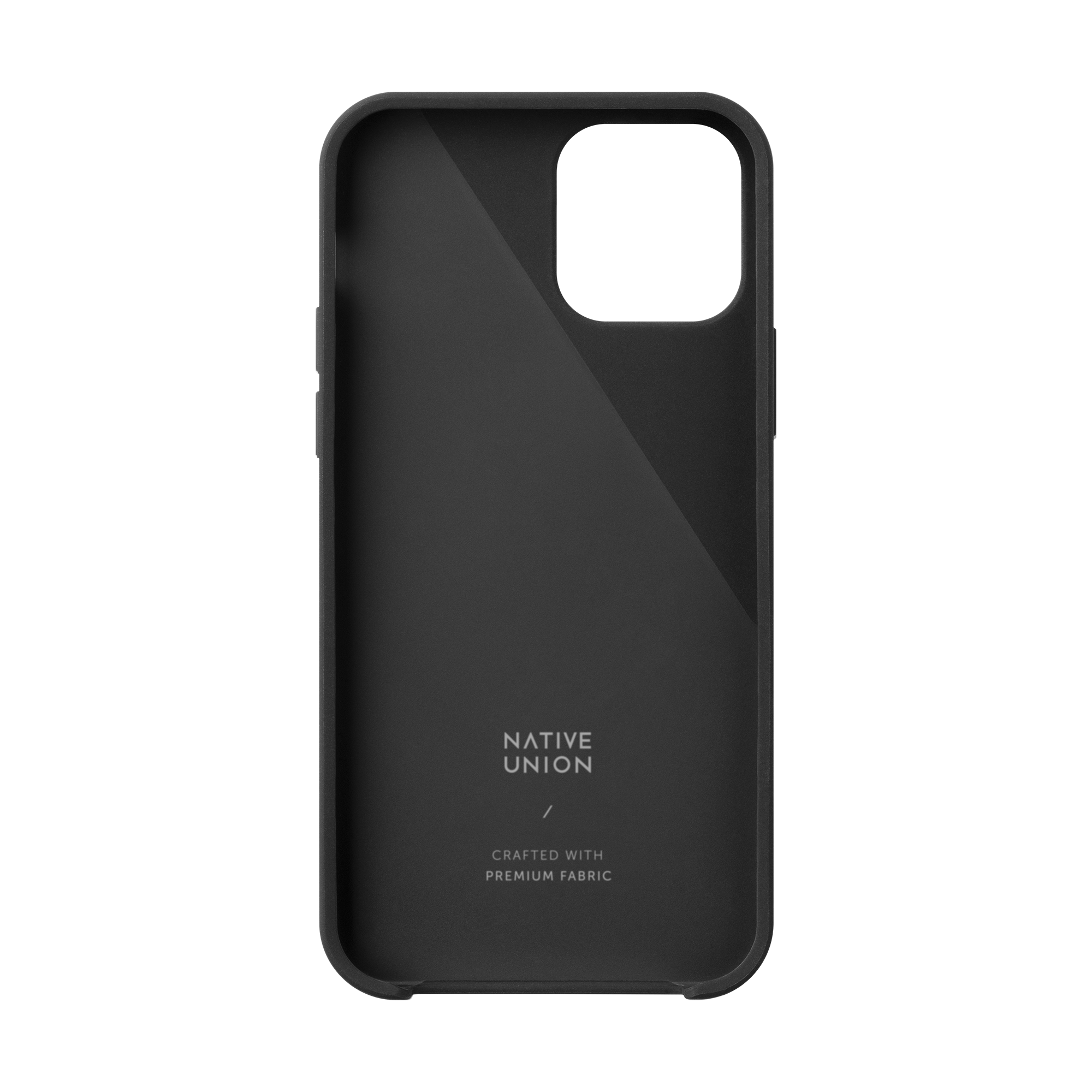 Чехол для iPhone 12/12 Pro, Ткань, Черный