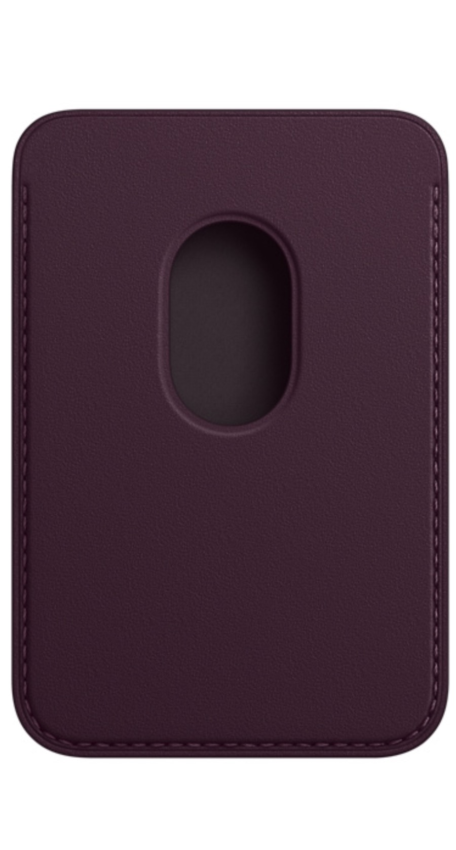 Чехол-бумажник Apple Кожа c MagSafe для iPhone, Тёмная Вишня