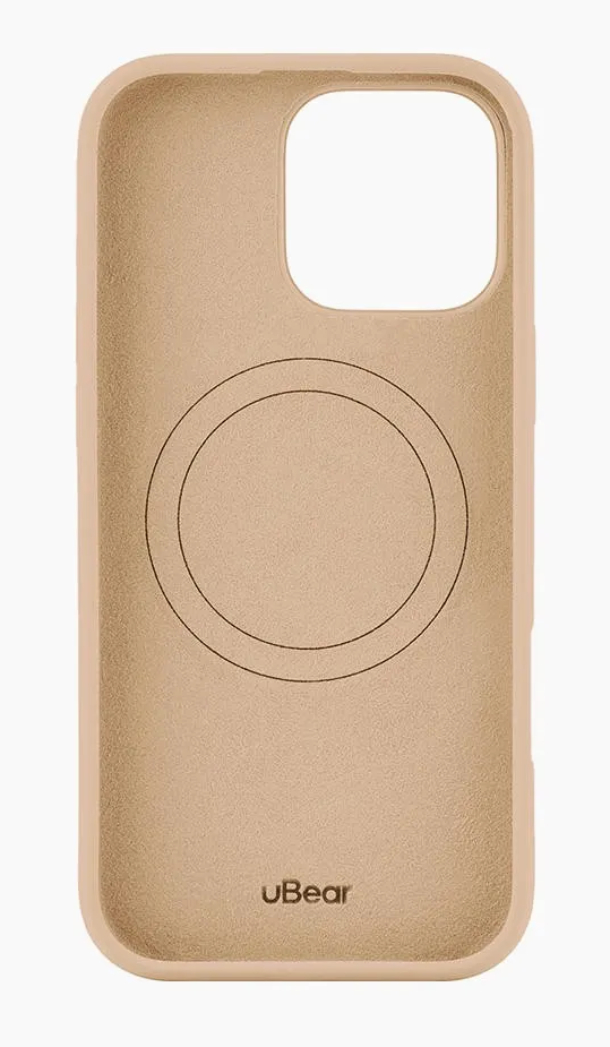 Чехол Ubear Touch Mag для iPhone 16 Pro Max, Силикон, софт-тач, Латте