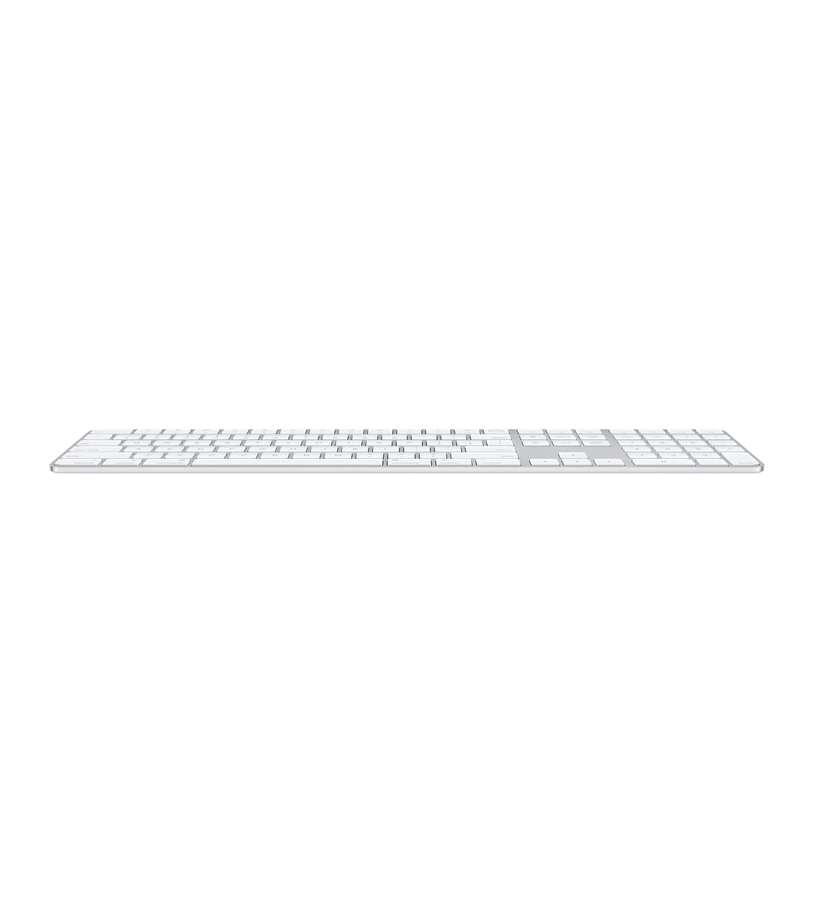 Apple Magic Keyboard с цифровой панелью, Белая с Touch ID