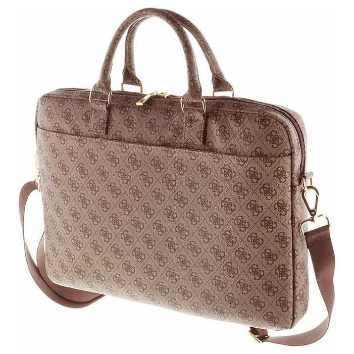 Сумка Guess для MacBook 15" 4G Uptown Bag PU, коричневая