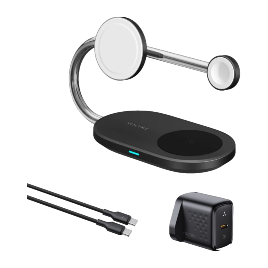 VOLTME MagPak 3 в 1, Qi2 + MF