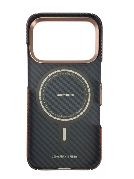 Чехол Keephone Kevilar для iPhone 17 Pro, Оранжевый