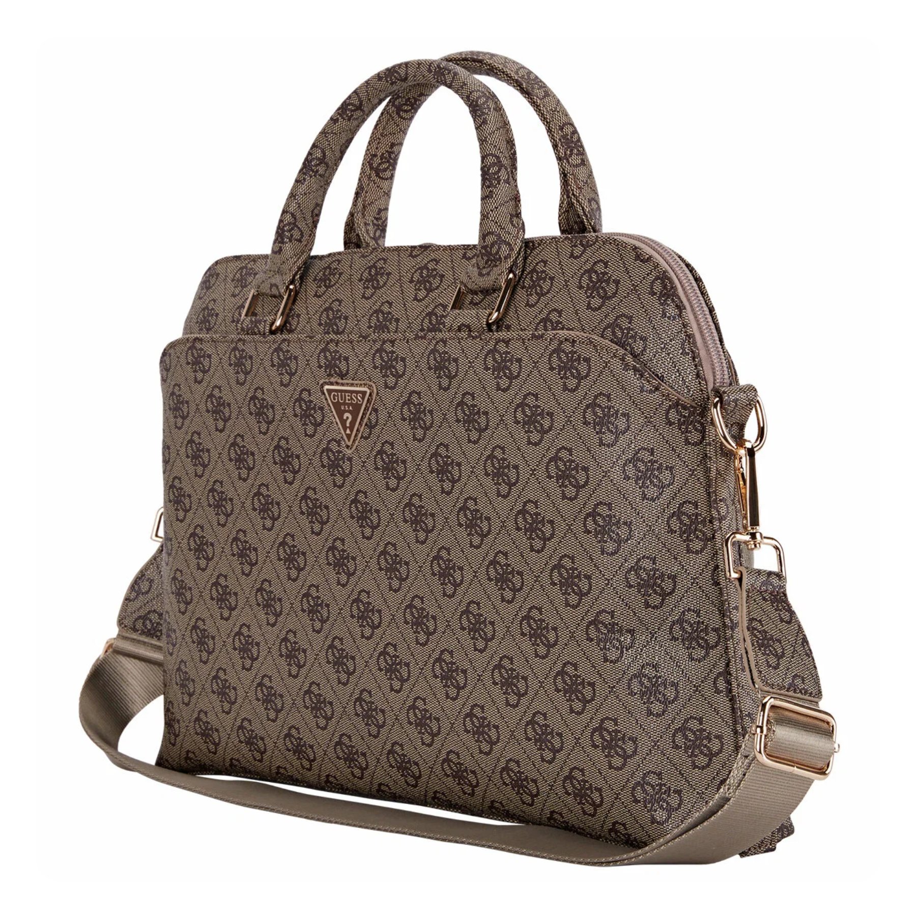 Guess для MacBook 13-15" 4G Bag с карманом на молнии, Коричневая