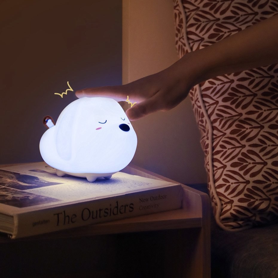 Ночник Baseus Cute Series Doggie Silicone Night Light (DGAM-B02)