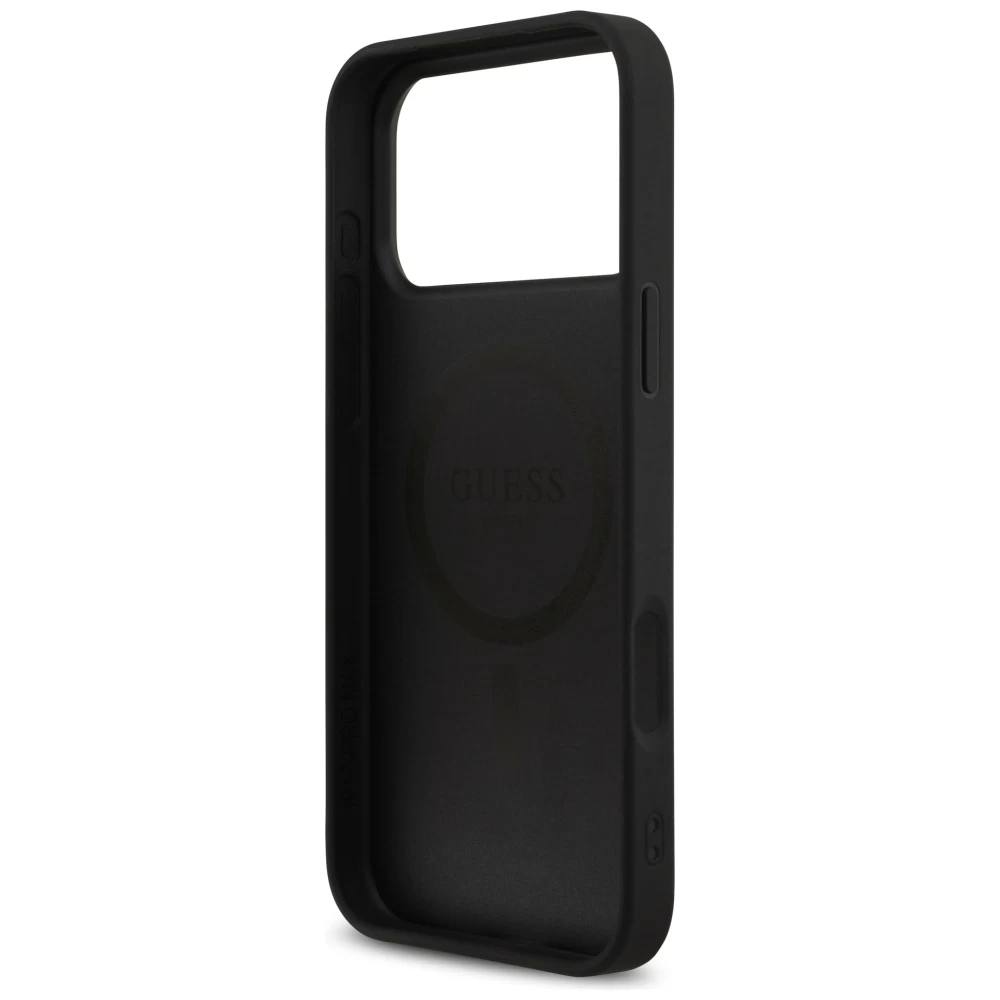 Чехол Guess iPhone 17 Pro Max, MagSafe, Черный
