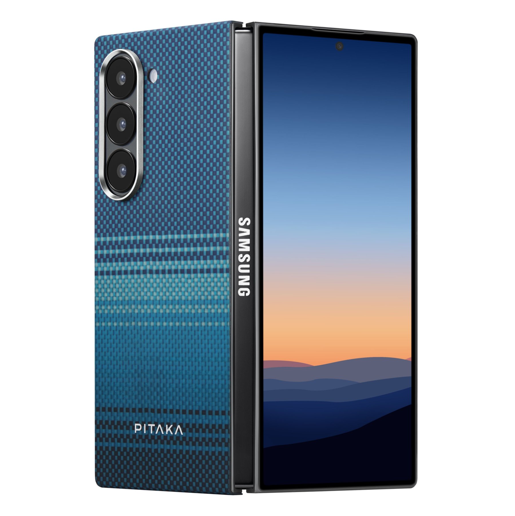 Чехол PITAKA MagEZ Case 5 для Samsung Galaxy Z Fold 6, Синий