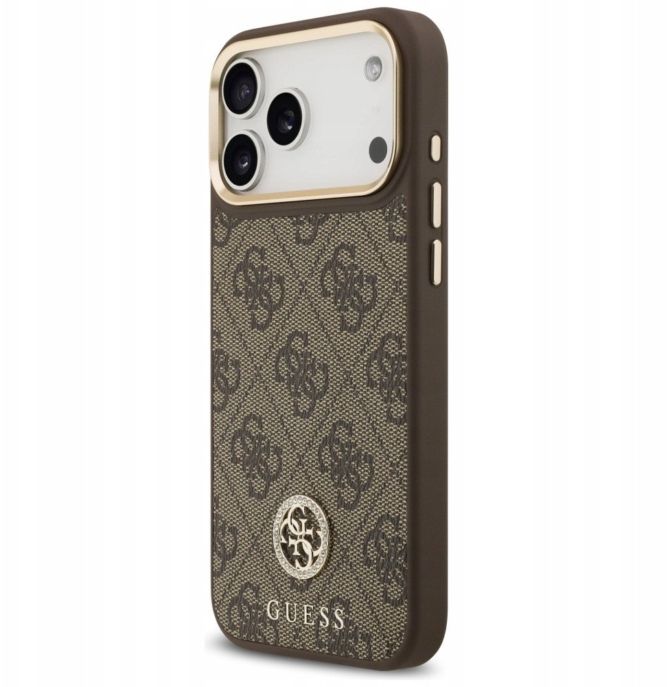 Чехол Guess iPhone 17 Pro Max, MagSafe, Коричневый