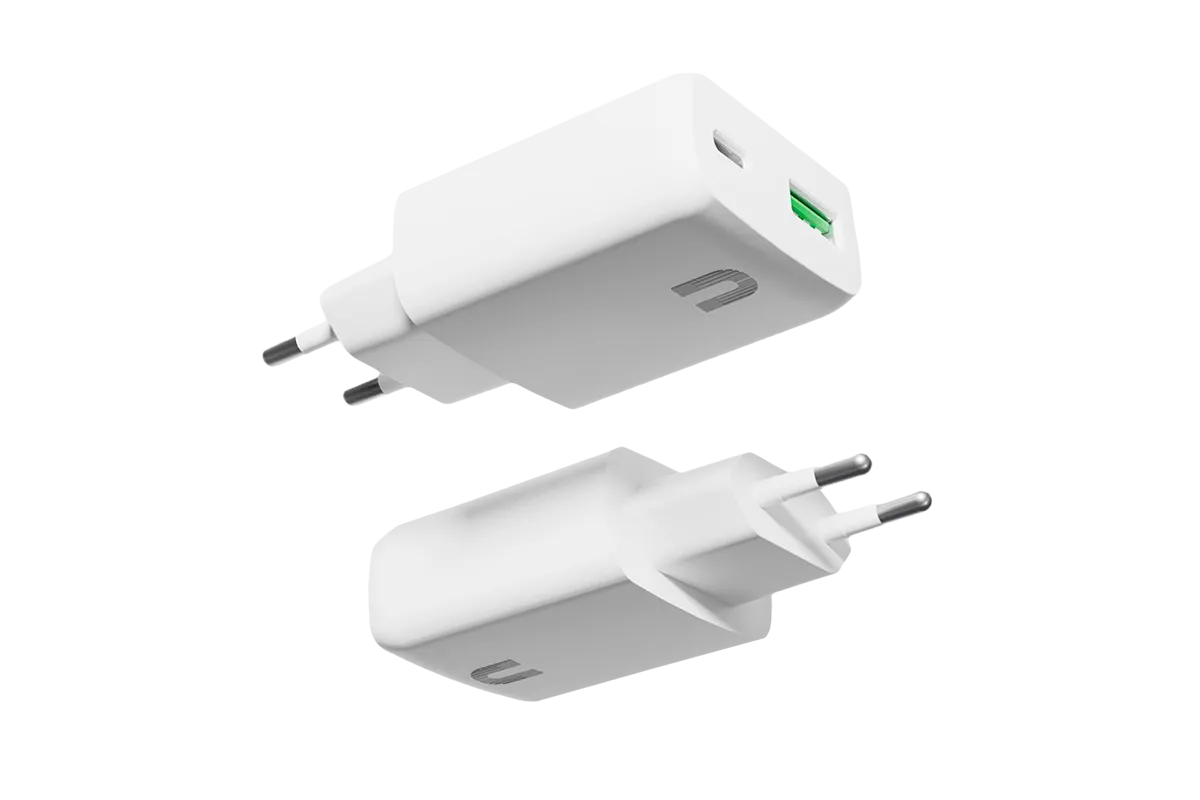 Uzay Quick Charger 30W USB-C, PD, QC, Белый